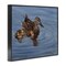 Stupell Industries Duck Family Ripples Framed Giclee Wall Art Design by Valerie Rogers